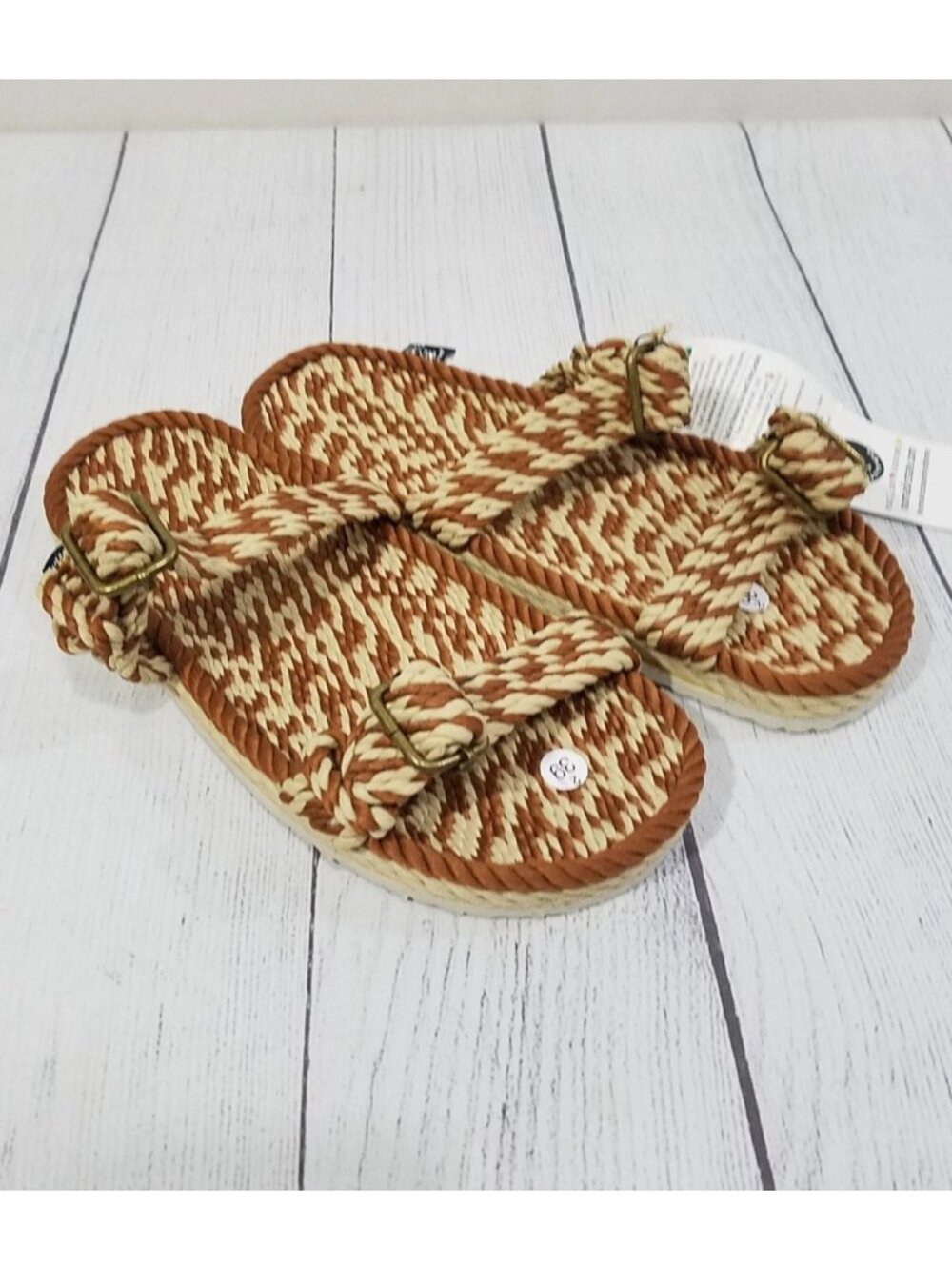 Nomadic State of Mind Double Buckle Sandals Size 39 Womens 9-9.5 (Mens 7-7.5)